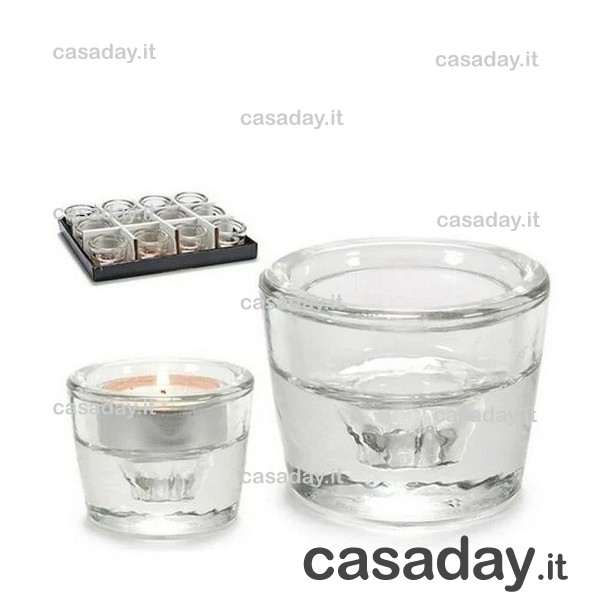 PORTACANDELA VETRO TEALIGHT 